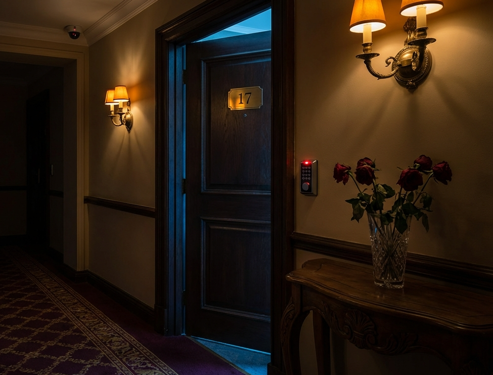 Room 17 — detective mystery case cover art on DetectiveOS