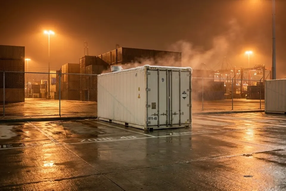 Reefer container RFR-4B in Zone 4B